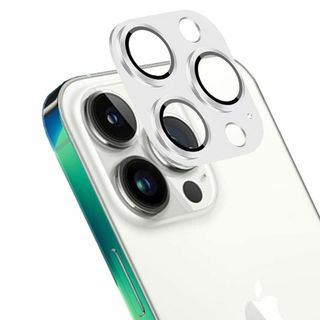 【色:シルバー】iPhone 13 Pro/Pro Maxカメラフィルム アルミ(その他)