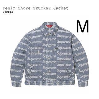 シュプリーム(Supreme)のSupreme Denim Chore TruckerJacket Stripe(Gジャン/デニムジャケット)