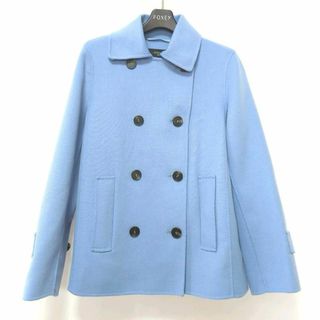 マックスマーラ(Max Mara)の未使用級★MaxMara★最高峰CUCITO A MANOコート★ヘルシーブルー(ピーコート)