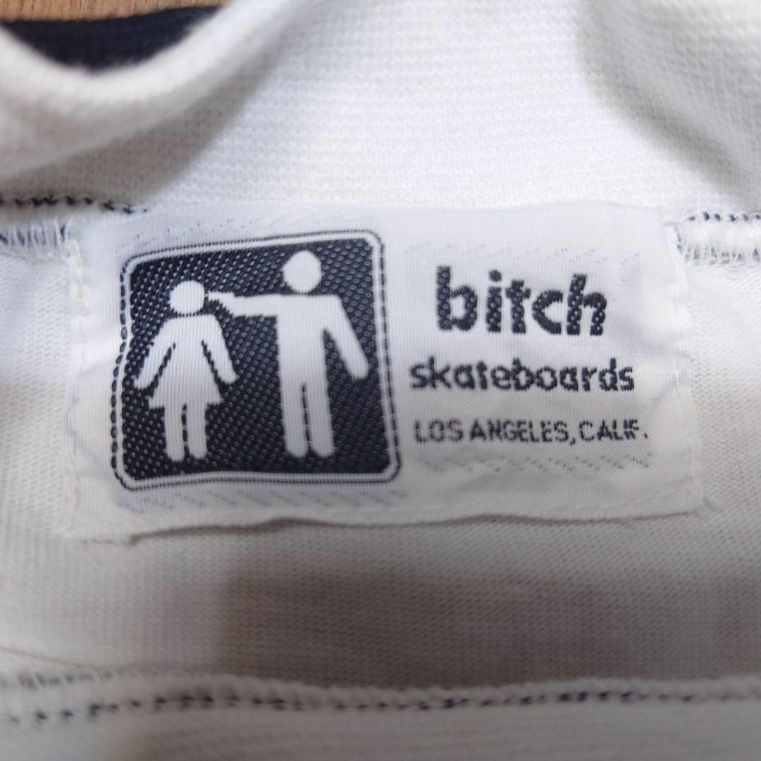 90s BITCH SKATEBOARDS ロゴ刺繍 Tシャツ 古着 ビッチの通販 by 90s BITCH SKATEBOARDS ロゴ刺繍 Tシャツ 古着 ビッチの通販 by