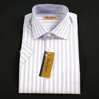 ブルーリバー フレックス社 メンズ 形態安定 半袖 レギュラーカラーシャツ 38(シャツ)