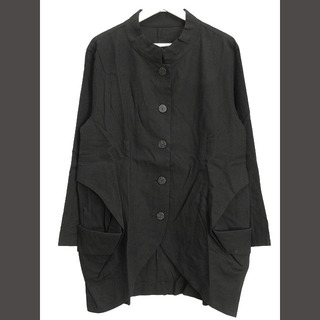 慈雨 変形 ポケット ジャケット 40 黒 アウター 上着 コート センソユニコ(その他)