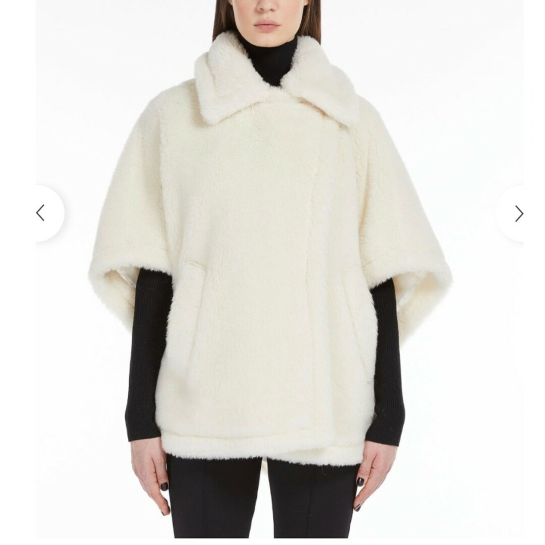 Max Mara tebe テディベアケープ 新品タグ付き Max Mara tebe テディベアケープ 新品タグ付き