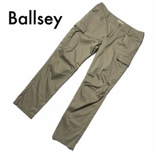 ボールジィ(Ballsey)の美品 ボールジィ トゥモローランド クロップドカーゴパンツ 38 M グリーン(ワークパンツ/カーゴパンツ)