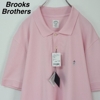 ブルックスブラザース(Brooks Brothers)の【新品・未使用品】ブルックスブラザーズ／ポロシャツ　XLサイズ　刺繍ロゴ　鹿の子(ポロシャツ)