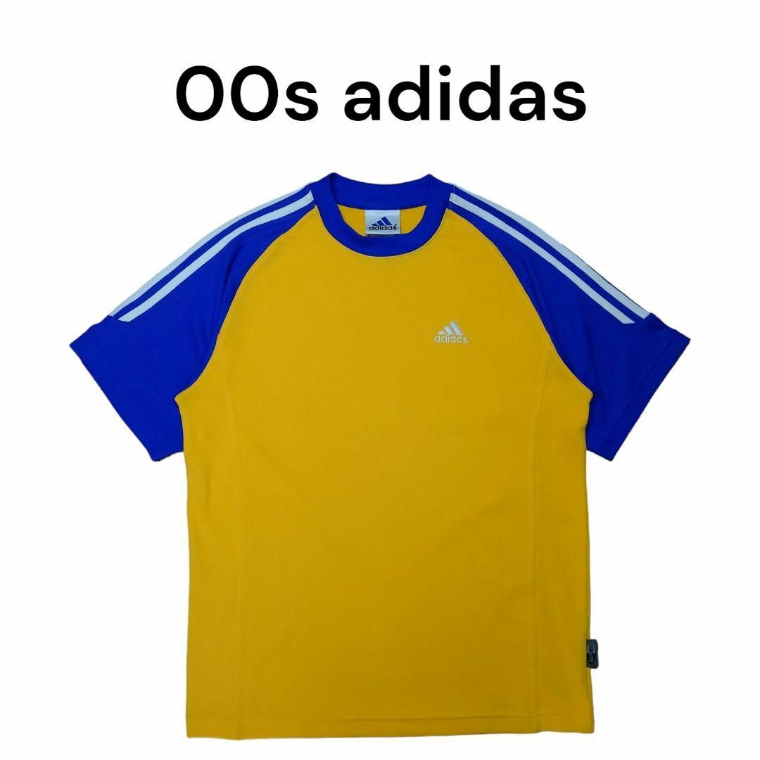 adidas - 00s adidas パフォーマンスロゴ刺繍 ラグランTシャツ adidas - 00s adidas パフォーマンスロゴ刺繍 ラグランTシャツ