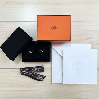 エルメス(Hermes)のHERMES エルメス ファランドール シェーヌダンクル ピンクゴールド ピアス(ピアス)