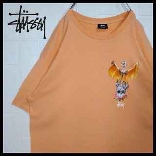 ステューシー(STUSSY)の《STUSSY/ステューシー》スカル　ローズ　グラフィティ　Tシャツ　半袖(Tシャツ/カットソー(半袖/袖なし))