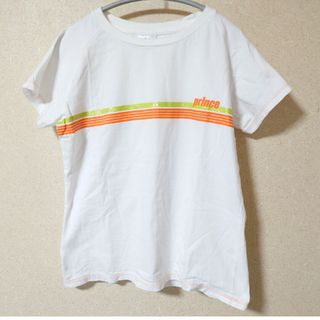 プリンス(Prince)のPrinceTシャツ レディース テニス 練習着 綿 Mサイズ(Tシャツ(半袖/袖なし))