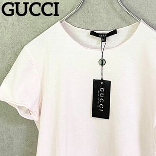 Gucci - 【未使用品✨】☆グッチ☆Tシャツ☆カットソー☆タグ付き☆Sサイズ☆白☆コットン