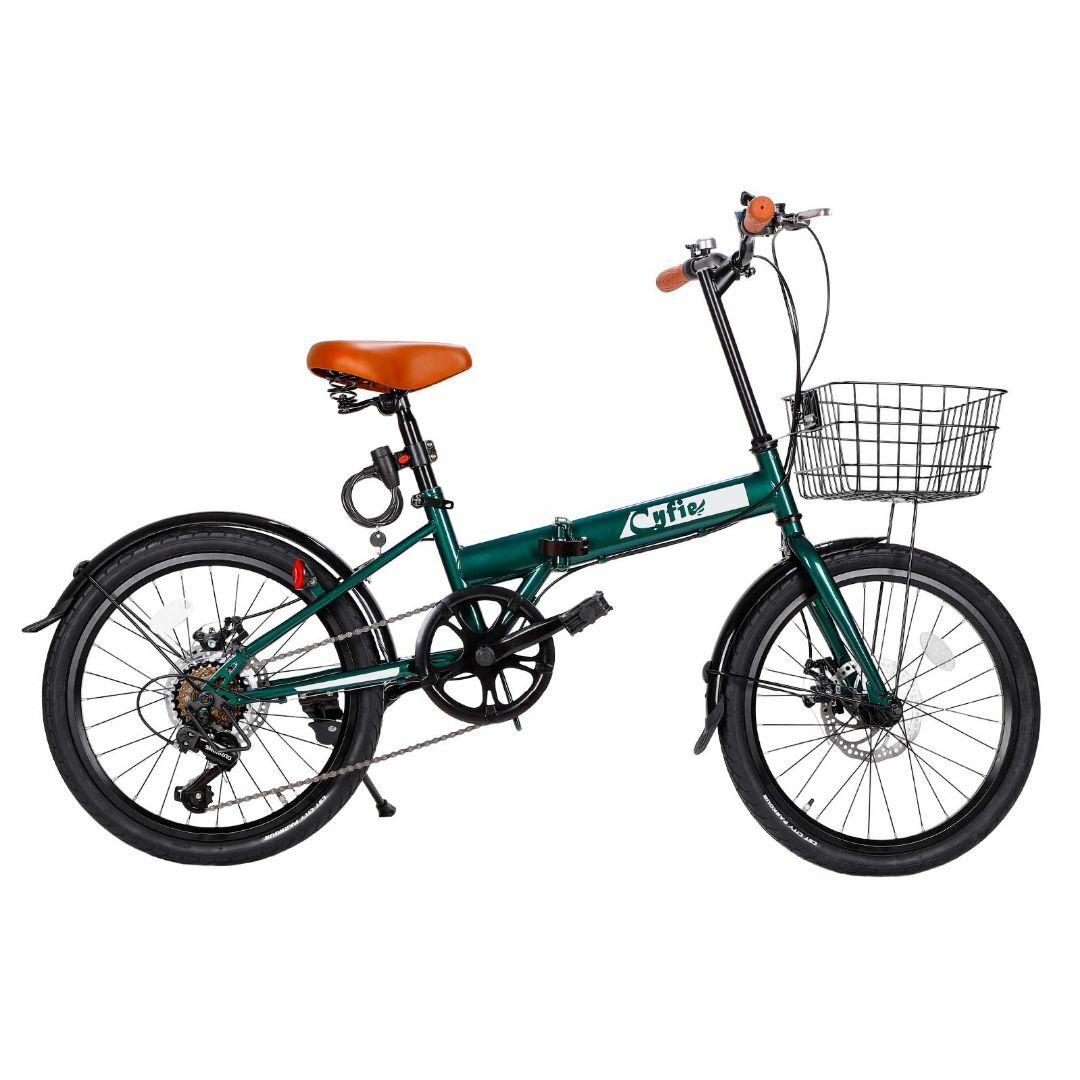 色: グリーン】CYFIE 折りたたみ自転車 折り畳み自転車 20インチ 色: グリーン】CYFIE 折りたたみ自転車 折り畳み自転車 20インチ