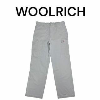 WOOLRICH ロゴ刺繍　カーゴパンツ　古着　ウールリッチ　ビッグサイズ(ワークパンツ/カーゴパンツ)