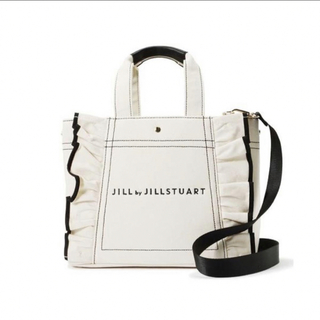 JILL by JILLSTUART - ジルバイジルスチュアート フリルトートバッグ 大 ホワイト