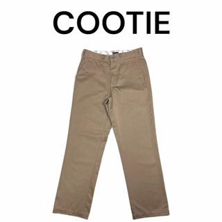 COOTIE　ロゴパッチ　チノパン　クーティ　ベージュ　クーティー(チノパン)