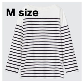 ユニクロ(UNIQLO)のUNIQLO ボーダーオーバーサイズT(Tシャツ(長袖/七分))