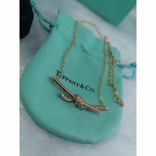 ティファニー(Tiffany & Co.)のTiffany ティファニーノット　ペンダント　イエローゴールド(ネックレス)