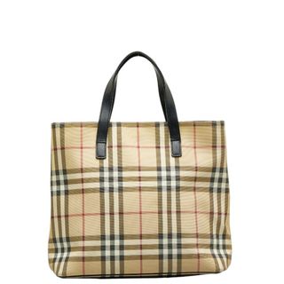 バーバリー(BURBERRY)のバーバリー ノバチェック ハンドバッグ PVC レディース BURBERRY 【1-0129198】(ハンドバッグ)