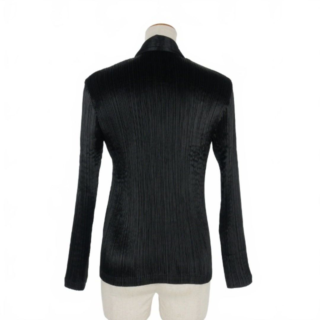 イッセイミヤケ ISSEY MIYAKE プリーツ シャツジャケット 2 黒 イッセイミヤケ ISSEY MIYAKE プリーツ シャツジャケット 2 黒