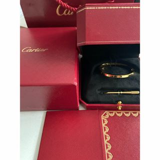 カルティエ(Cartier)のカルティエ　ラブブレス  YG 16(ブレスレット/バングル)