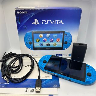 プレイステーションヴィータ(PlayStation Vita)のSony PlayStation®Vita PCH-2000 アクアブルー(携帯用ゲーム機本体)