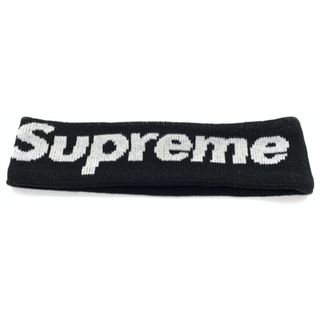 シュプリーム(Supreme)のSUPREME シュプリーム 18AW New Era Big Logo Headband ニューエラ ビッグロゴ ヘッドバンド ヘアバンド ブラック(その他)