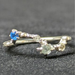 スタージュエリー(STAR JEWELRY)の976スタージュエリーブルートパーズホワイトトパーズリングK10ホワイトゴールド(リング(指輪))