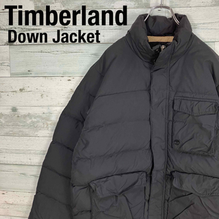 Timberland - ティンバーランド ワンポイント刺繍ロゴ ブラック黒 ダウンジャケット