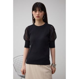 アズールバイマウジー(AZUL by moussy)のAZUL　シアースリーブパフトップス(Tシャツ(半袖/袖なし))