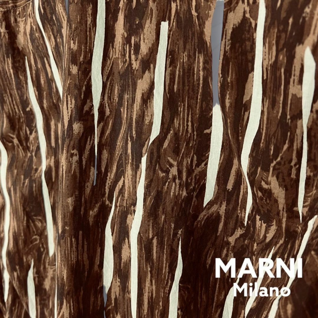 MARNI - 【マルニ】MARNI 長袖シャツ 総柄 プリント 48 MARNI - 【マルニ】MARNI 長袖シャツ 総柄 プリント 48