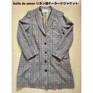 ビュルデサボン(bulle de savon)のbulle de savon(ビュル デ サボン)リネン混テーラードジャケット(テーラードジャケット)