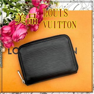 ルイヴィトン(LOUIS VUITTON)の★美品★　ルイヴィトン　エピ　ブラック　ジッピーコインパース　ミニ財布(コインケース/小銭入れ)