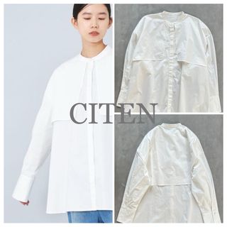 UNITED ARROWS - CITEN ケープデザインシャツ メンズライクなオーバーサイズ Free