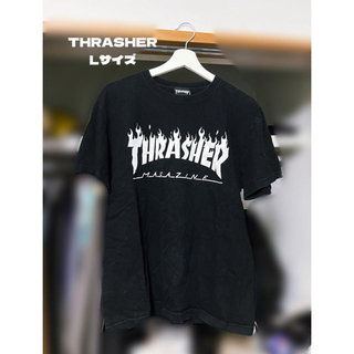 スラッシャー(THRASHER)のTHRASHER Tシャツ Lサイズ 黒(Tシャツ/カットソー(半袖/袖なし))