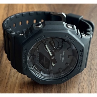CASIO - 【美品】カシオ腕時計GショックGA-2100-1A1オールブラックカシオーク