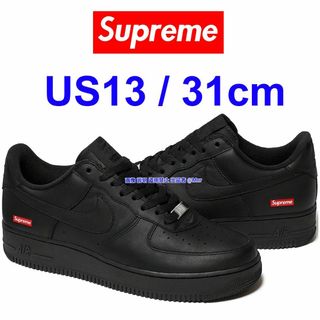 シュプリーム(Supreme)のSupreme Nike Air Force 1 Low 31cm US13 黒(スニーカー)