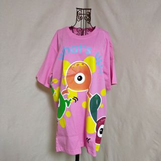 新品 綿 半袖Tシャツ Ｌサイズ ピンク(Tシャツ(半袖/袖なし))