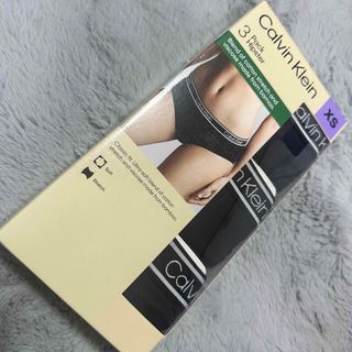 カルバンクライン(Calvin Klein)の新品カルバンクラインCalvin Klein下着ショーツ XSブラックレディース(ショーツ)