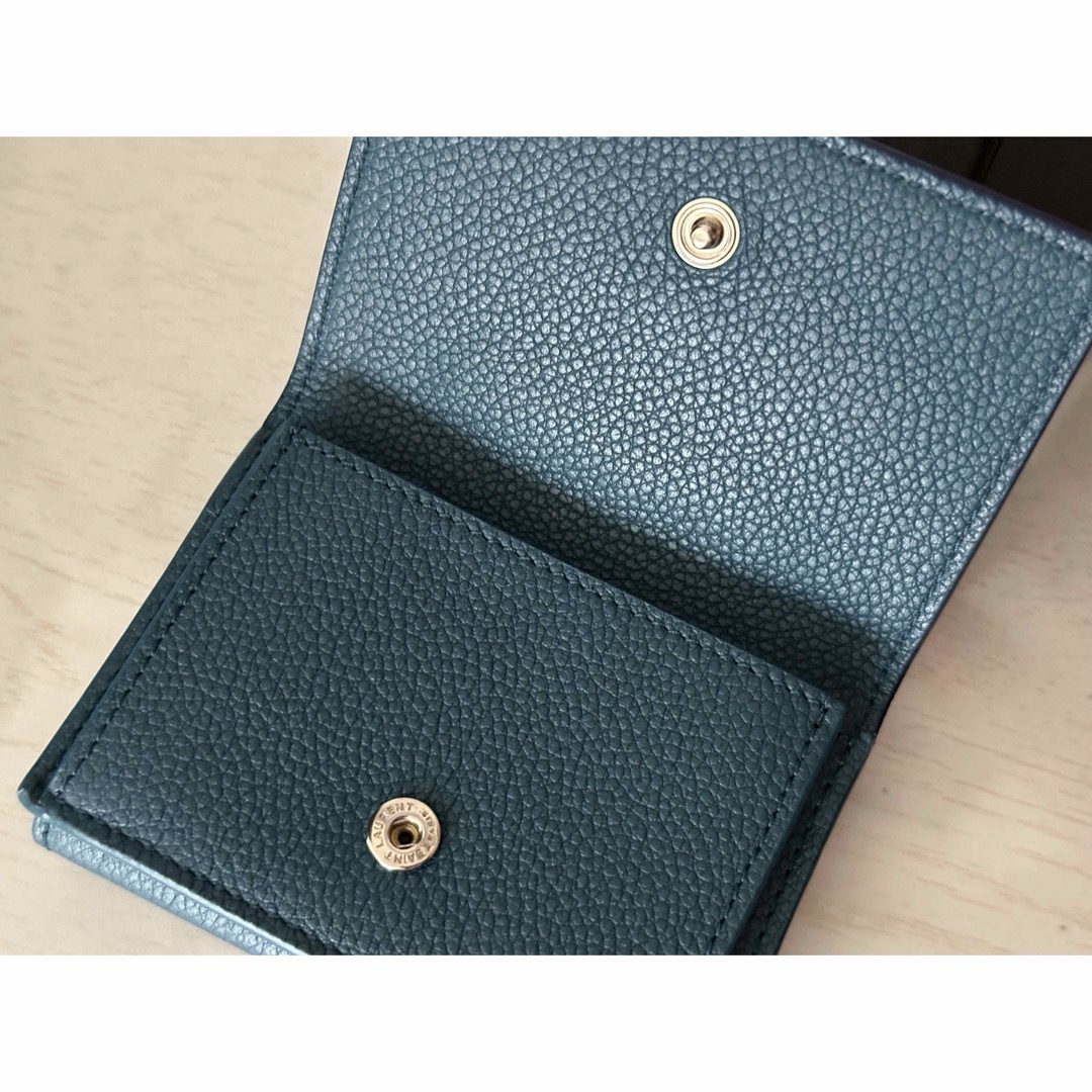 サンローラン 三つ折り ミニウォレット saint lauret
