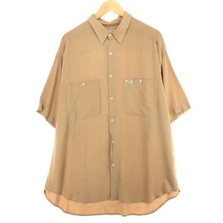 ゲス(GUESS)の古着 90年代 ゲス Guess BY GEORGES MARCIANO 半袖 レーヨンシャツ USA製 メンズXL ヴィンテージ /eaa443749(シャツ)