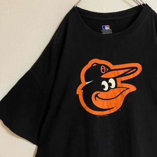 メジャーリーグベースボール(MLB)の超オーバーサイズMLBボルチモアオリオールズTシャツメジャーリーグTEEtシャツ(Tシャツ/カットソー(半袖/袖なし))