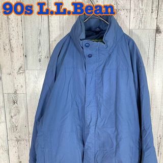 エルエルビーン(L.L.Bean)の149【90s】L.L.Bean ナイロンジャケットブルーゴープコアドローコート(その他)