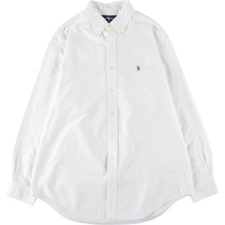 ラルフローレン(Ralph Lauren)の古着 ラルフローレン Ralph Lauren 長袖 ボタンダウンシャツ メンズXL /eaa450800(シャツ)