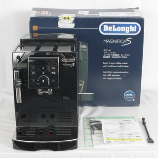 デロンギ(DeLonghi)のデロンギ マグニフィカS ECAM23120BN ブラック 全自動エスプレッソマシン コーヒーメーカー DeLonghi 本体(コーヒーメーカー)