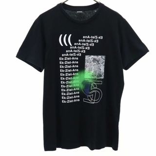 DIESEL - ディーゼル プリント 半袖 Tシャツ M ブラック DIESEL メンズ