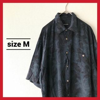 90s 古着 ノーブランド 半袖シャツ アロハシャツ ゆるダボ M (シャツ)