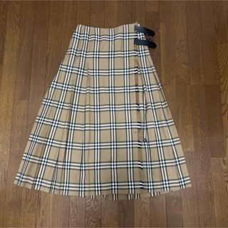 バーバリー(BURBERRY)のバーバリー ロンドン　巻きスカート　チェック(ロングスカート)