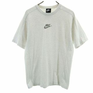 ナイキ(NIKE)のナイキ ロゴプリント 半袖 Tシャツ M グレー NIKE メンズ(Tシャツ/カットソー(半袖/袖なし))