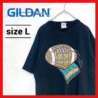 GILDAN - 90s 古着 ギルダン Tシャツ フットボール オーバーサイズ L 