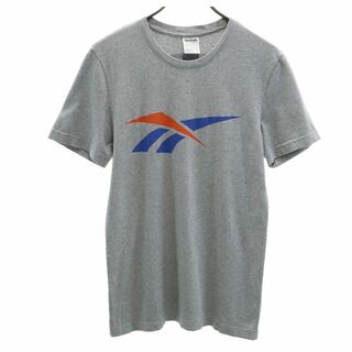 リーボック(Reebok)のリーボック バックプリント 半袖 Tシャツ XS グレー Reebok メンズ(Tシャツ/カットソー(半袖/袖なし))