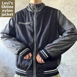 リーバイス(Levi's)の00s古着 Levi's リーバイス ナイロンジャケット リブライン ラグラン(ナイロンジャケット)